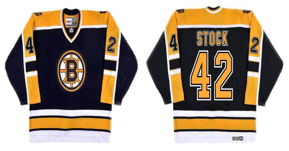 2019 Men Boston Bruins #42 Stock Black CCM NHL jerseys->boston bruins->NHL Jersey